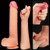 LoveToy Nature Cock Gode réaliste King Size XL Nature Cock 25 x 6cm 